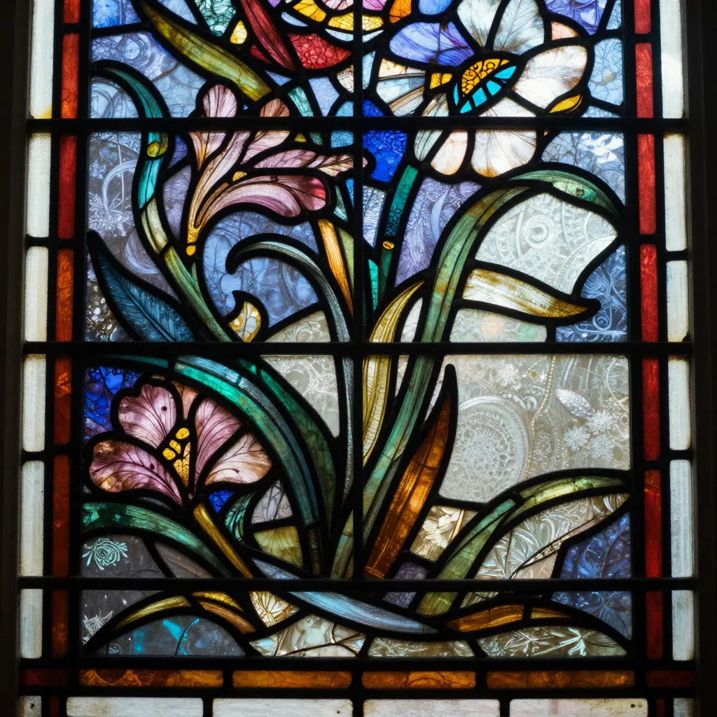 Glas-in-lood detail